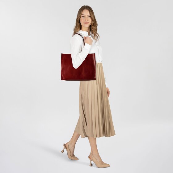 The Bridge Shopper Tas Leer 36 cm