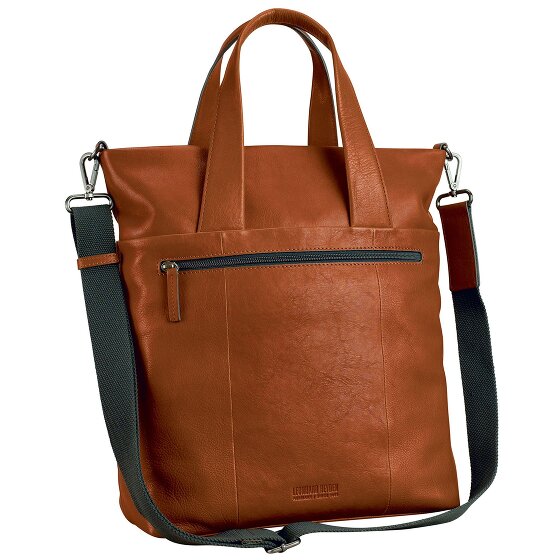 Leonhard Heyden Hamburg Handtas Leer 32 cm