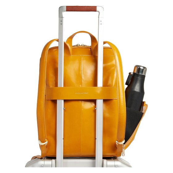 Piquadro Blue Square Dagrugzak RFID-bescherming Leer 37 cm Laptop compartiment