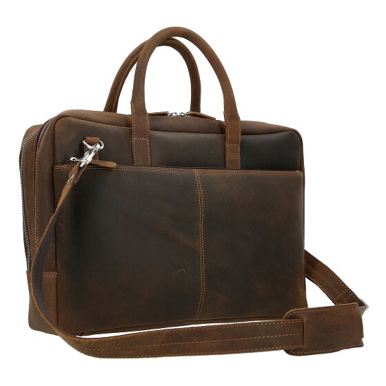 Plevier coventry Koffer Leer 41 cm Laptop compartiment