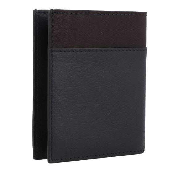 Piquadro Black Square Kredietkaart etui RFID-bescherming Leer 9 cm