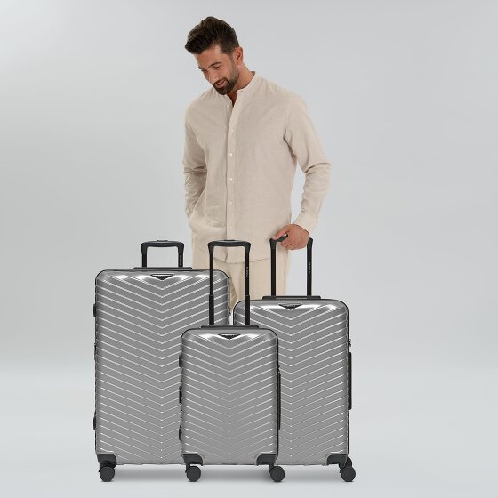 Redolz Essentials 18 4 wielen Kofferset 3-delig met uitbreidingsplooi