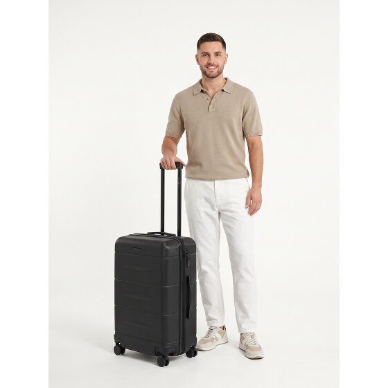 Police London 4 wielen Trolley 64 cm met uitbreidingsplooi