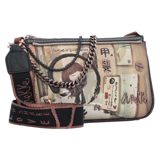 Anekke Shoen Black Schoudertas 24 cm