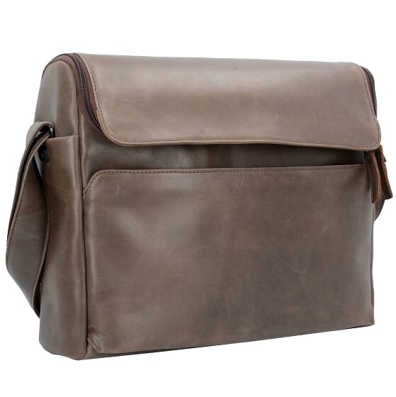 Harold's 2in1 aktetas leer 36 cm Laptopvak