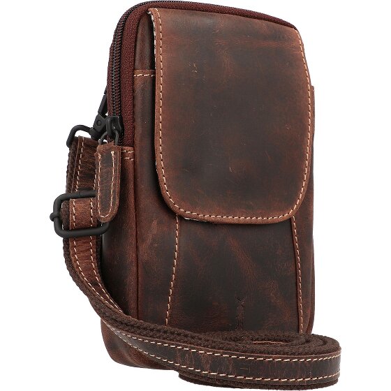 Jack Kinsky Baltimore 10 Mobielhoesje Leder 12 cm