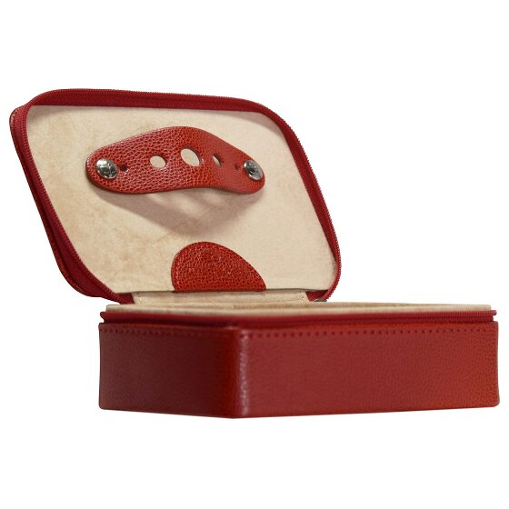 Windrose Beluga sieradendoosje 14,5 cm leer