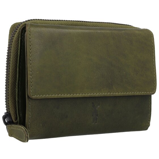 Jack Kinsky Risör Portemonnee RFID-bescherming Leer 14 cm