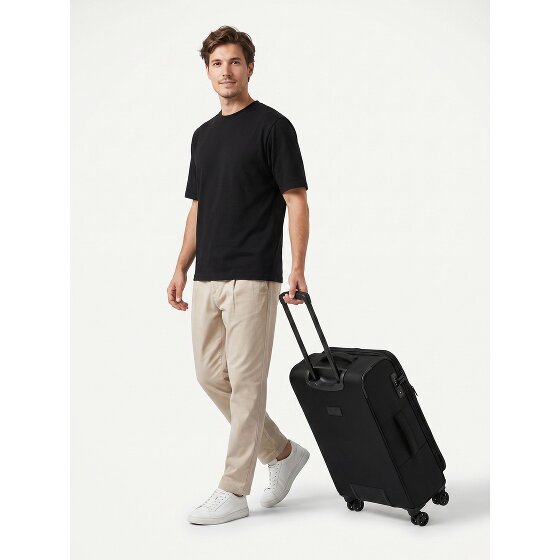 d&n Travel Line 9804 4 wielen Trolley M 68 cm met uitbreidingsplooi