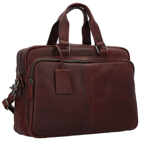Burkely Antieke Avery aktetas Leer 40 cm Laptopcompartiment
