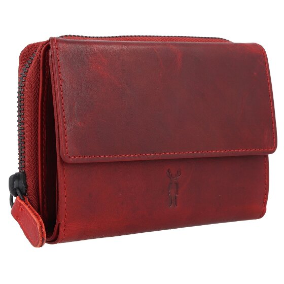 Jack Kinsky Risör Portemonnee RFID-bescherming Leer 14 cm