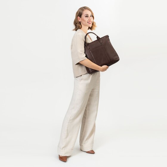 Farmhood Memphis Handtas Leer 37 cm Laptop compartiment