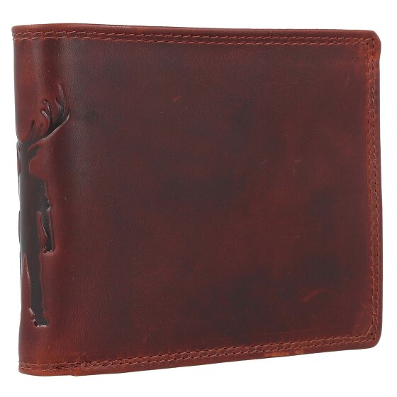 Jack Kinsky Monterey 101 Portemonnee RFID-bescherming Leer 13 cm