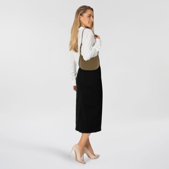 PINKO Half Moon Schoudertas Leer 26 cm