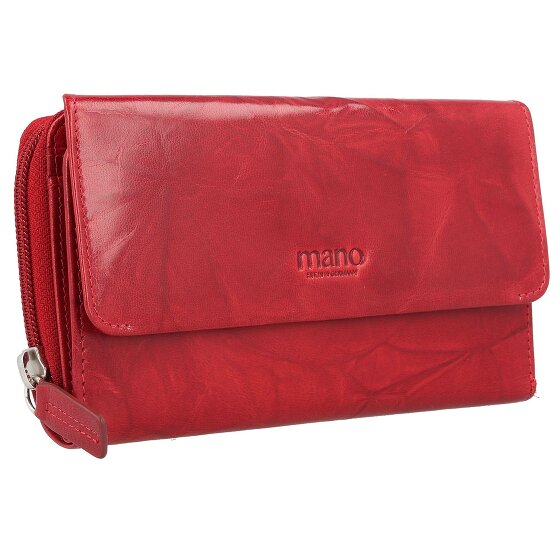 mano Donna Aurona Portemonnee RFID Leer 18 cm