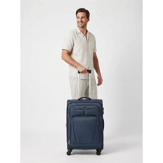 Wenger Beaumont 4 wielen Trolley M 67 cm met uitbreidingsplooi