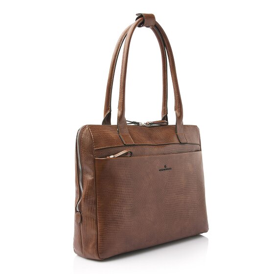 Castelijn & Beerens Vera Schoudertas RFID-bescherming Leer 41 cm Laptop compartiment