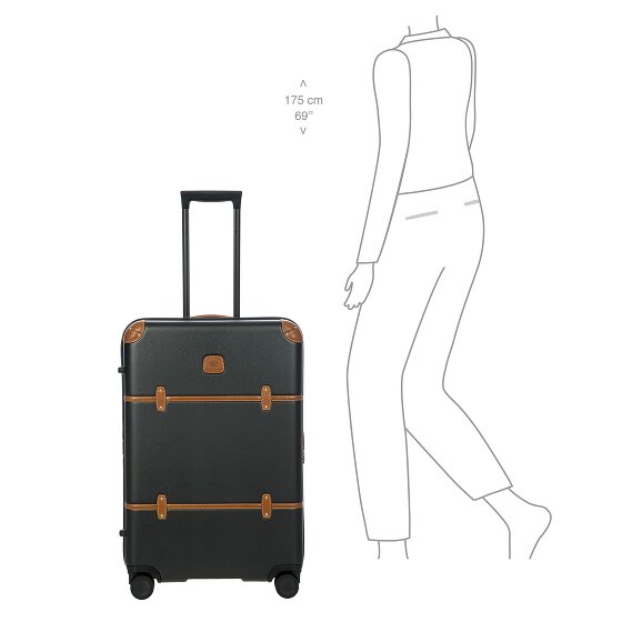 Bric's Bellagio 4 wielen Trolley 70.5 cm met uitbreidingsplooi