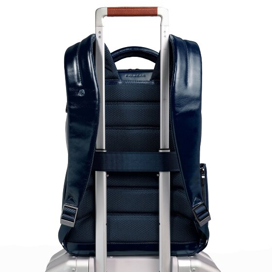 Piquadro Blue Square Dagrugzak Leer 29 cm Laptop compartiment