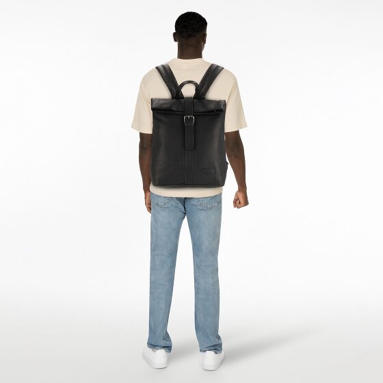 Jack Kinsky Porto Dagrugzak Leer 37 cm Laptop compartiment