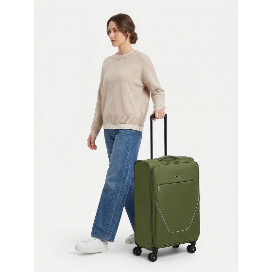 Stratic taska 4 wielen Trolley M 65 cm met uitbreidingsplooi
