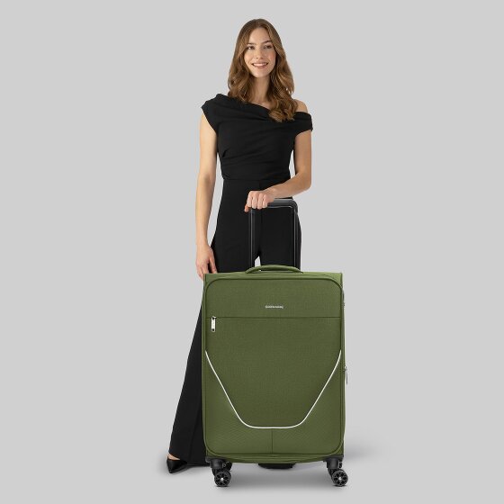 Stratic taska 4-wiel trolley M 65 cm met uitvouwbare plooi