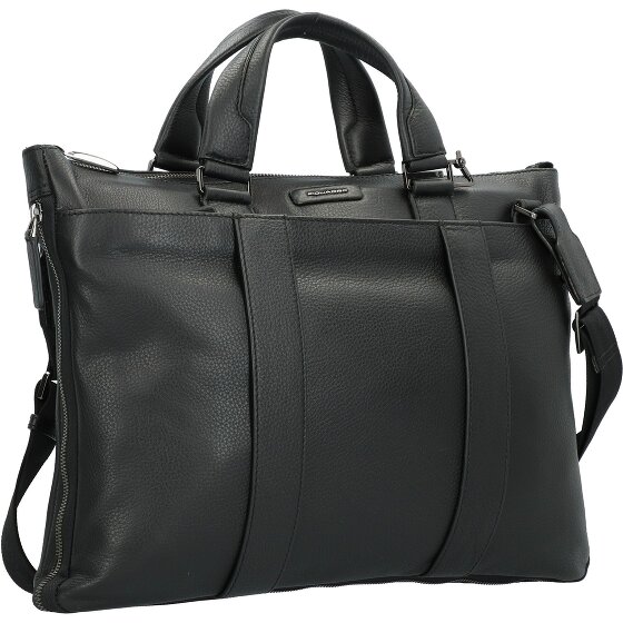 Piquadro Modus Aktentas Leder 42 cm Laptopvak met uitbreidingsplooi