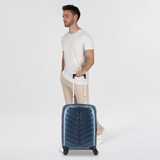 Samsonite Attrix 4 wielen Cabinewagen 55 cm met uitbreidingsplooi