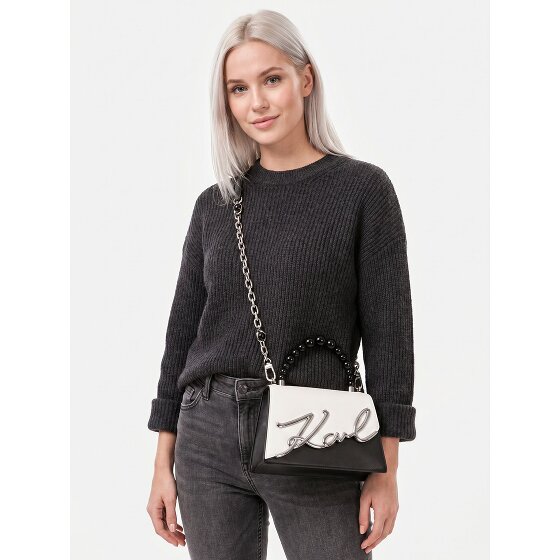 Karl Lagerfeld Signature 2.0 Handtas Leder 21.5 cm