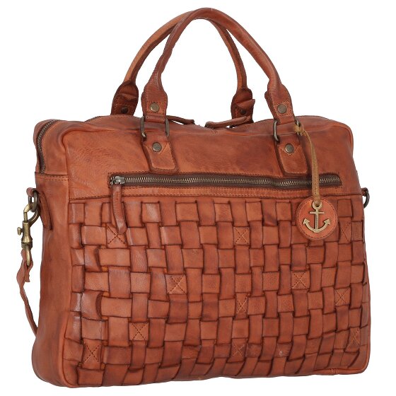 Harbour 2nd Koele aktetas Aris leer 40 cm laptop compartiment