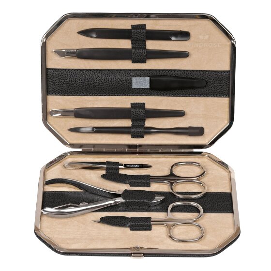 Windrose Beluga Juwelenkistje Leer 17.5 cm