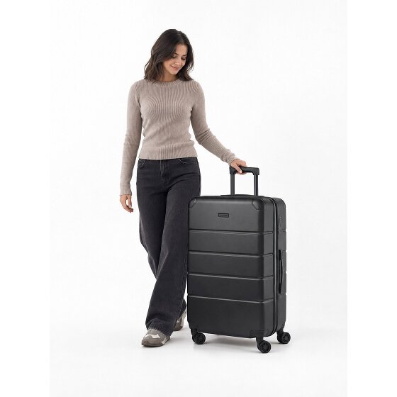 Police Dublin 4 wielen Trolley L 75 cm met uitbreidingsplooi