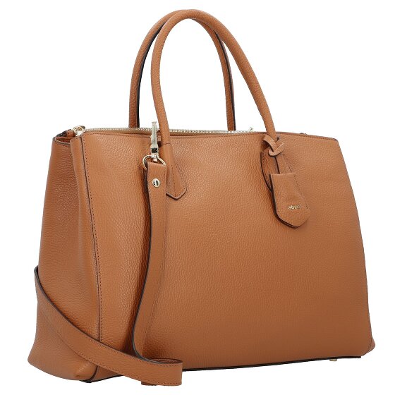 abro Adria Shopper Tas Leer 41 cm Laptop compartiment