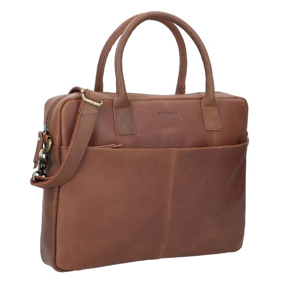 Burkely Vintage Jack Aktetas Leer 37 cm Laptopcompartiment