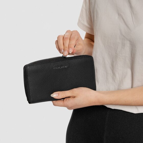 Police Portemonnee Leer 19 cm