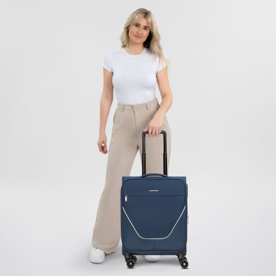 Stratic taska 4-Wiel Cabin Trolley S 55 cm met uittrekbare plooi
