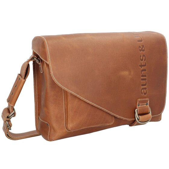aunts & uncles Hunter Judd aktetas leer 35 cm