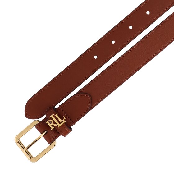 Lauren Ralph Lauren Logo Riem Leer