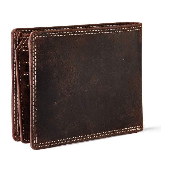 Jack Kinsky Baltimore 101 Portemonnee RFID-bescherming Leer 13 cm