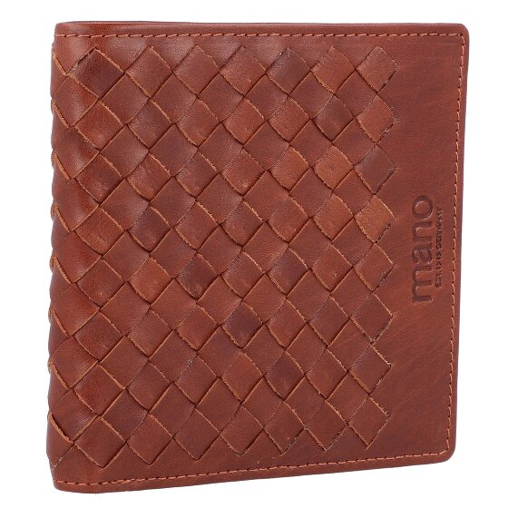 mano Don Luca Portemonnee Leer 10,5 cm