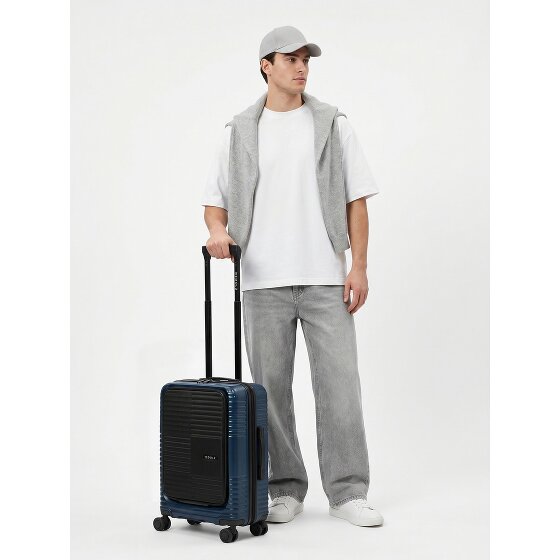 Redolz Essentials 17 2.0 4 wielen Cabinewagen 55 cm Laptopvak met uitbreidingsplooi