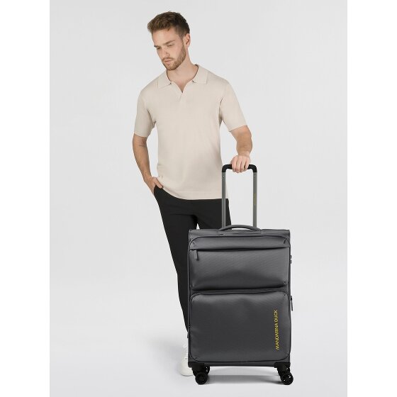 Mandarina Duck Zephyr 4 wielen Trolley M 67 cm met uitbreidingsplooi