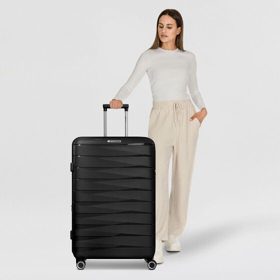 Franky London 4 wielen Trolley L 74 cm met uitbreidingsplooi