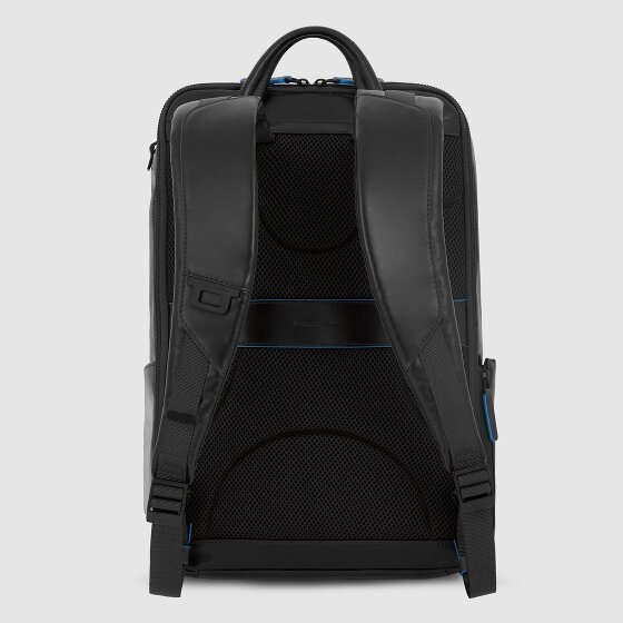 Piquadro Blue Square Revamp Zakelijke rugzak RFID-bescherming Leer 43 cm Laptop compartiment