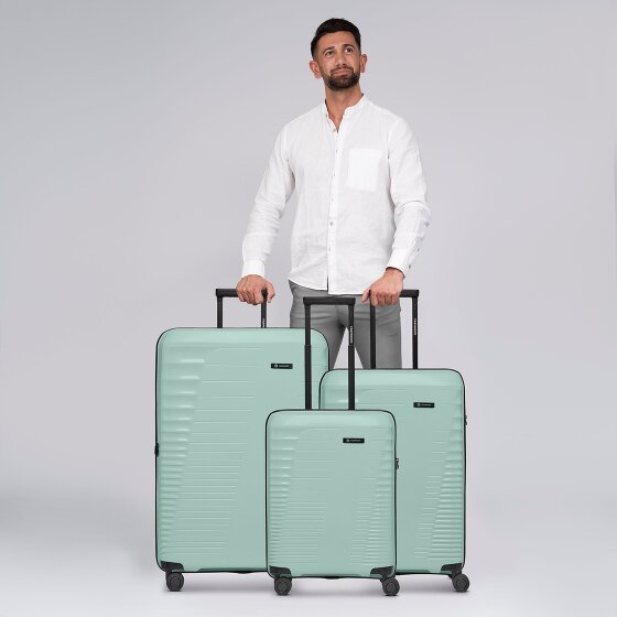 Farmhood Eco Edition 4 wielen Kofferset 3-delig met uitbreidingsplooi