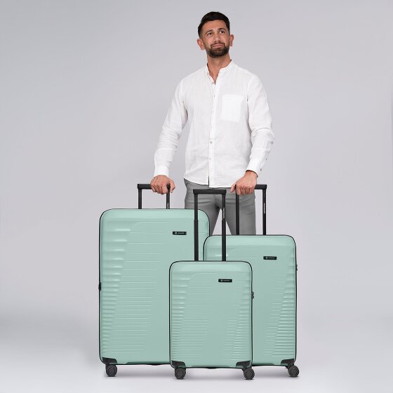 Farmhood Eco Edition 4 wielen Kofferset 3-delig met uitbreidingsplooi