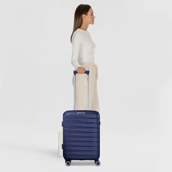 Franky London 4 wielen Cabinewagen S 55 cm met uitbreidingsplooi