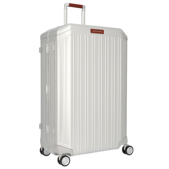 Piquadro Aluminium Trolley met 4 wielen, 79 cm
