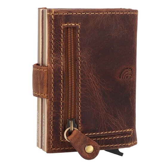 Greenburry Vintage Portemonnee RFID-bescherming Leer 8 cm