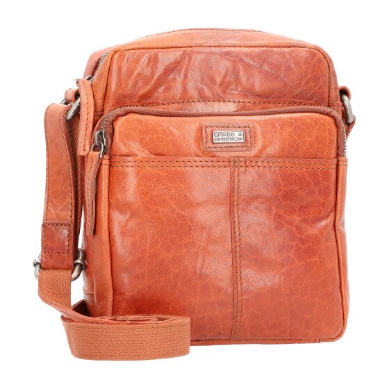 Spikes & Sparrow Schoudertas leer 18 cm